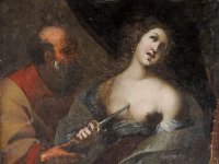GG 1015  GG 1015, Pietro Ricchi, gen. Il Lucchese (1606-1675), Tod der Lucretia, Leinwand, 127 X 98 cm : Aufnahmedatum: 2007, Ereignisse, Personen